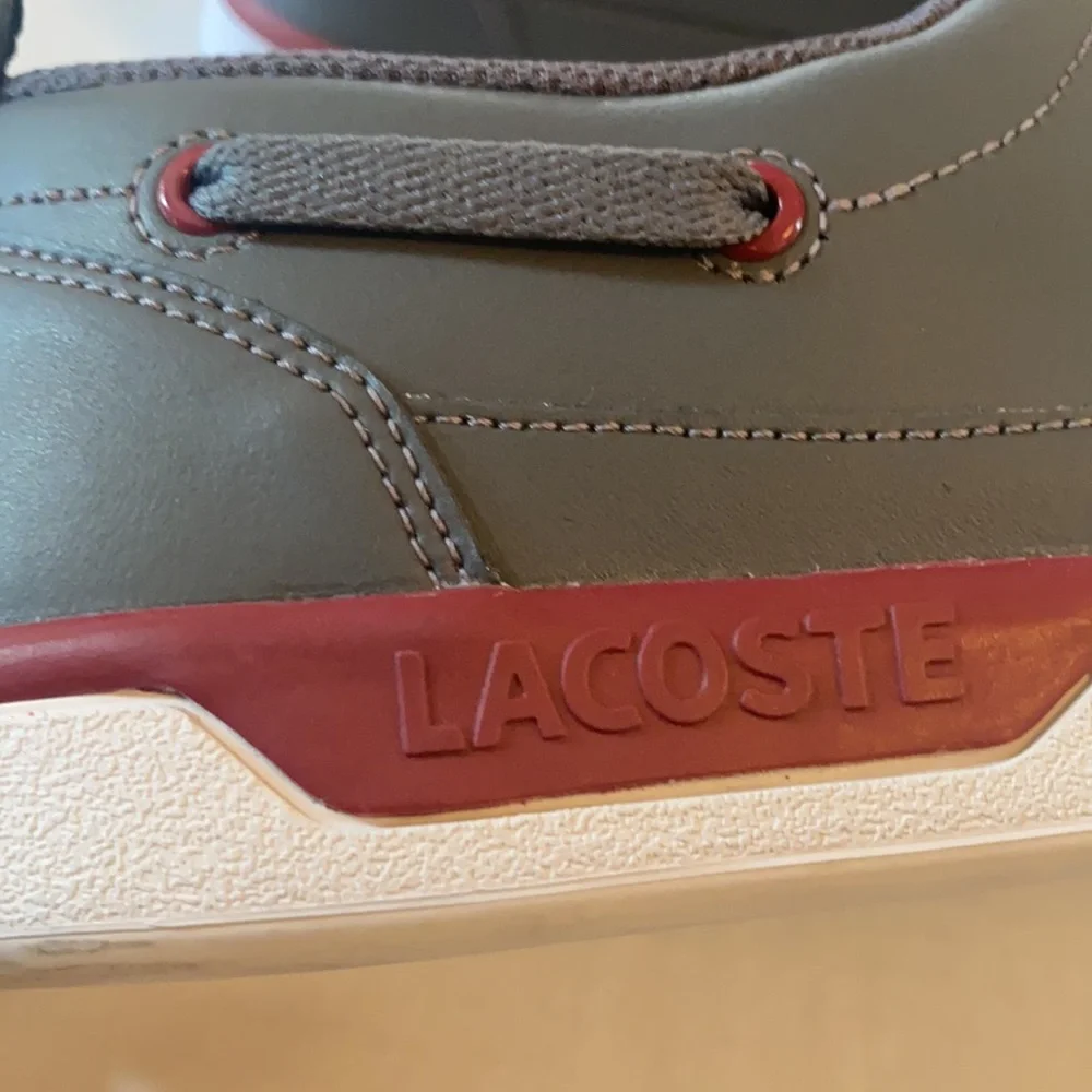 Grey Lacoste Shoes